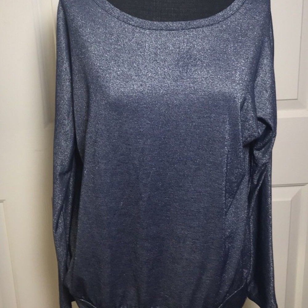 Faded Glory Top Medium Blue Sapphire